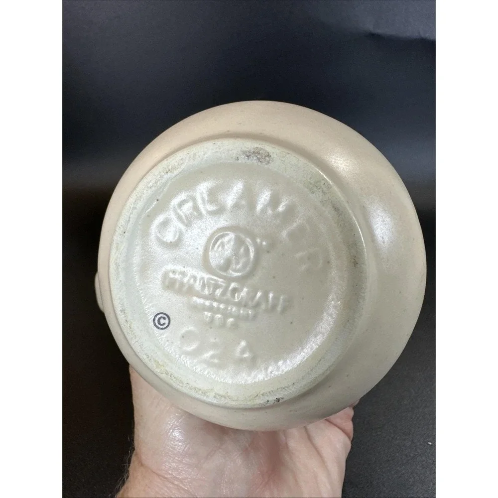Vintage Pfaltzgraff Remembrance Creamer Floral Beige Retired Old Castle